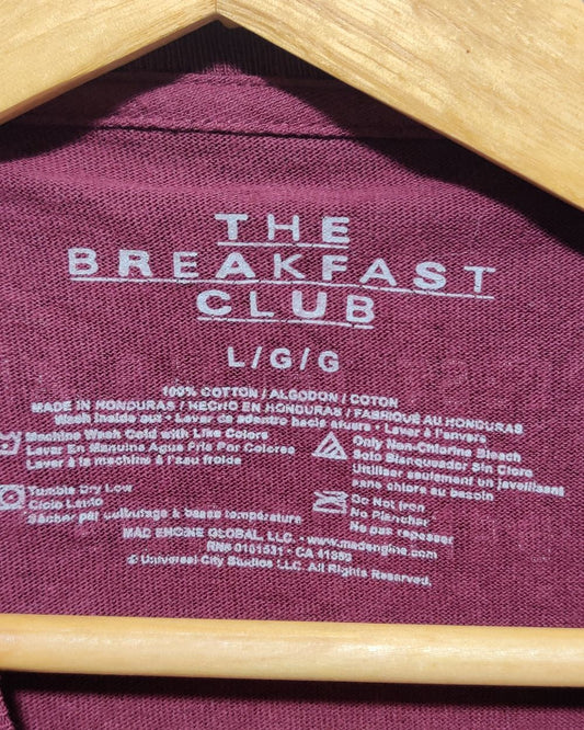 The Breakfast Club Maroon T Shirt For Men L