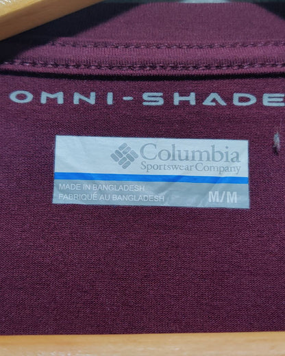 Columbia Maroon T Shirt For Men S