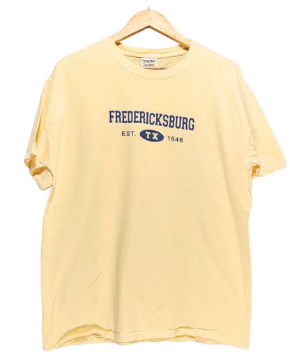Comfort Wash Yellow T Shirt For Men L