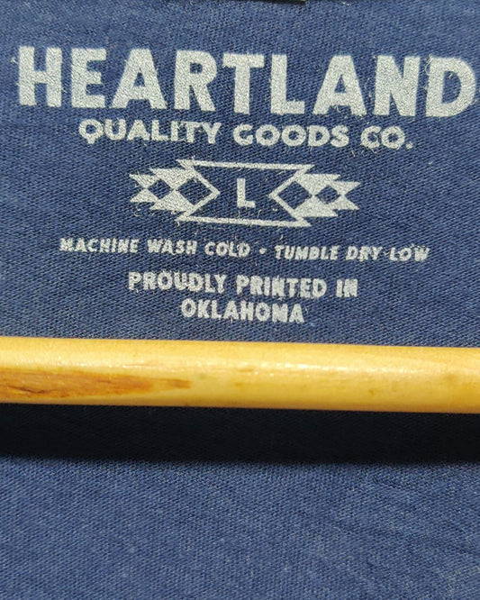 Heartland Blue T Shirt For Men M
