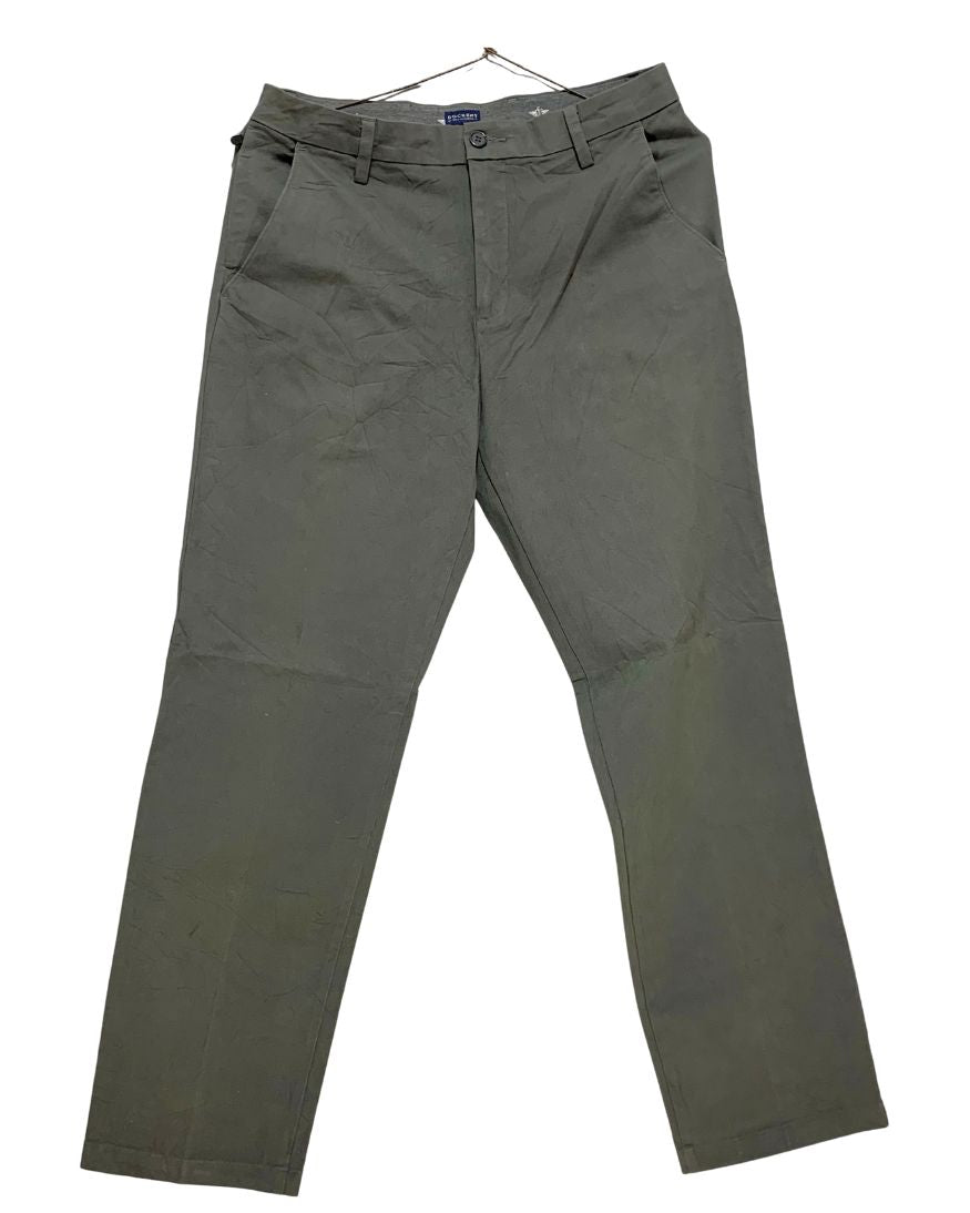 Dockers Gray Cotton Dress Pant For Men L
