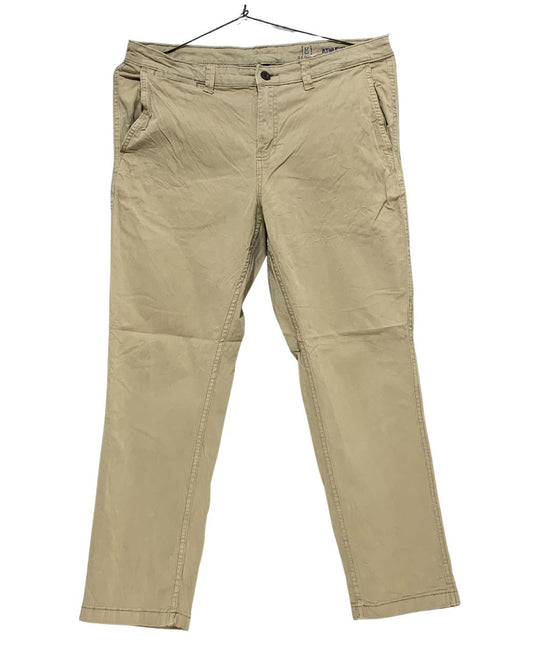 George Cream Cotton Dress Pant For Men L