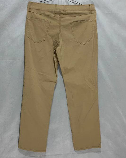 Weatherproof Brown Cotton Dress Pant For Men XL