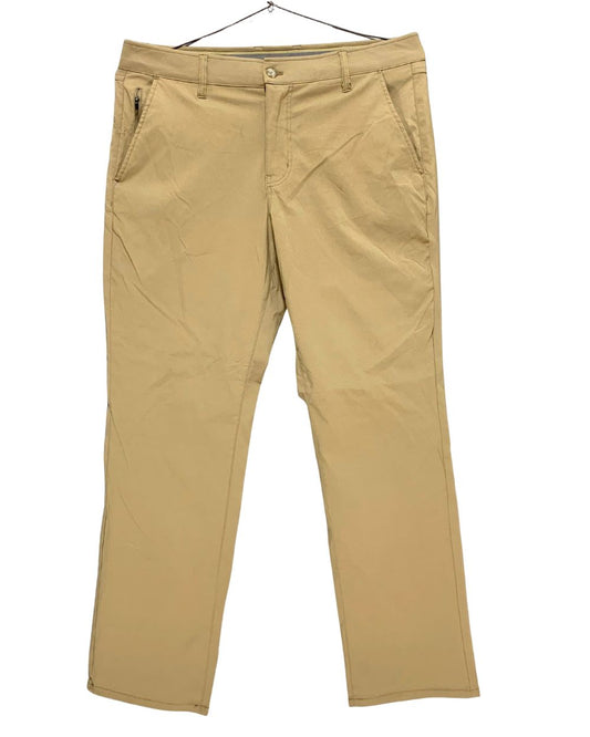 Weatherproof Brown Cotton Dress Pant For Men XL