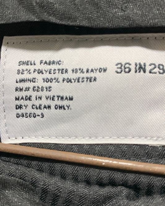 J.Ferrar Cream Cotton Dress Pant For Men L