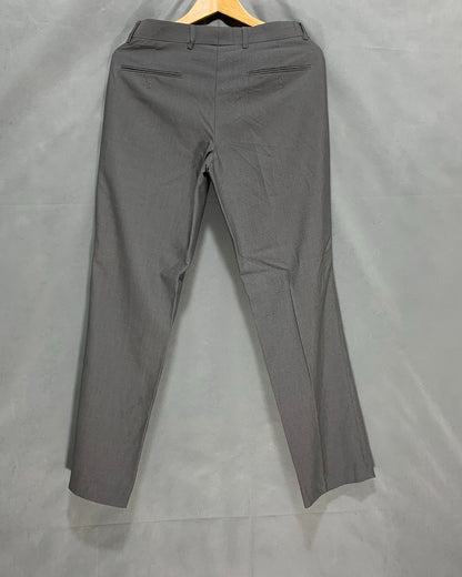 J.Ferrar Gray Cotton Dress Pant For Men M
