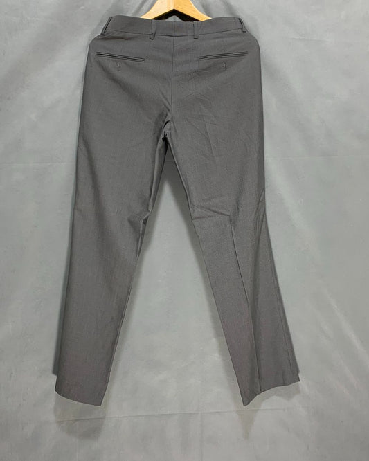J.Ferrar Gray Cotton Dress Pant For Men M