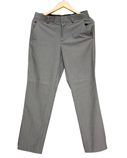J.Ferrar Gray Cotton Dress Pant For Men M