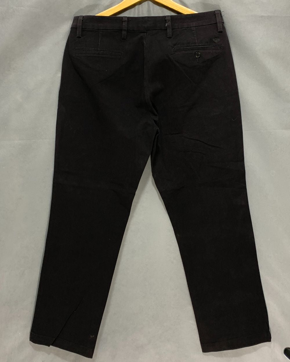 Dockers Black Cotton Dress Pant For Men M