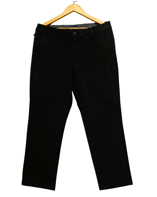 Dockers Black Cotton Dress Pant For Men M