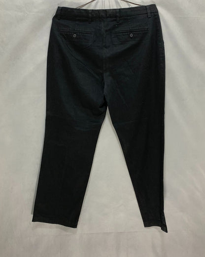 Dockers Black Cotton Dress Pant For Men L
