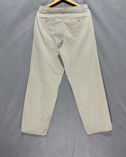 Nautica Gray Cotton Dress Pant For Men M