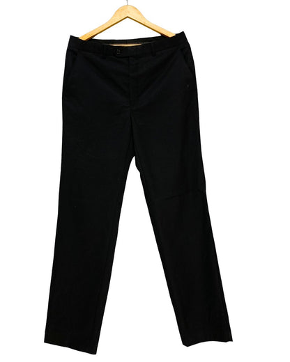 Ralph Lauren Black Cotton Dress Pant For Men M