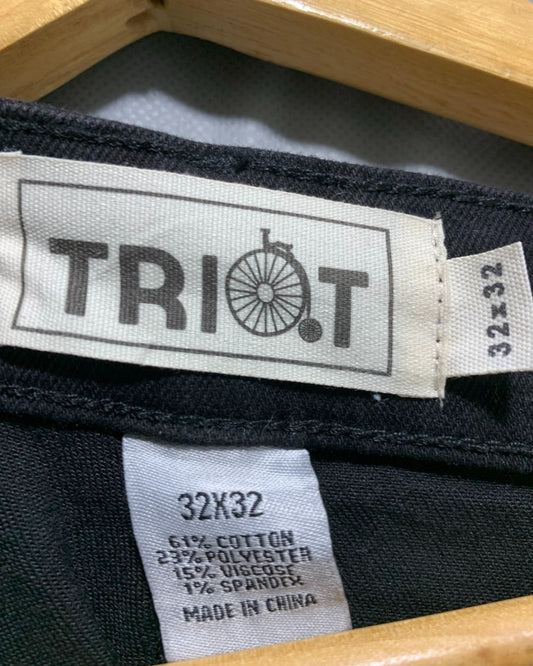 Triot Black Jeans For Men M