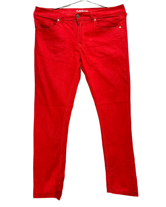 Carbon Red Jeans For Men L