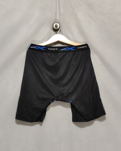 Hanes Black Boxer Underwear For Men M
