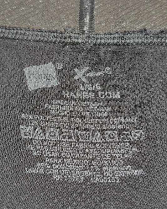 Hanes Black Boxer Underwear For Men Large