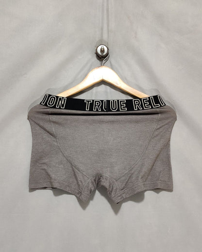 True Religion Gray Boxer Underwear For Men M