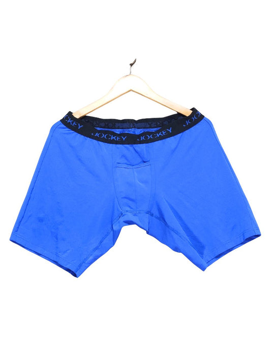 Jockey Blue Boxer Underwear For Men Large