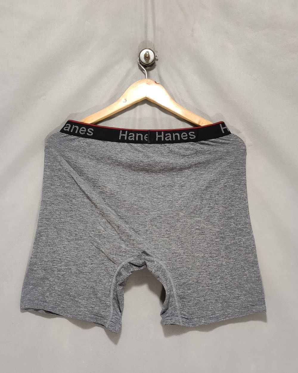 Hanes Gray Boxer Underwear For Men XL