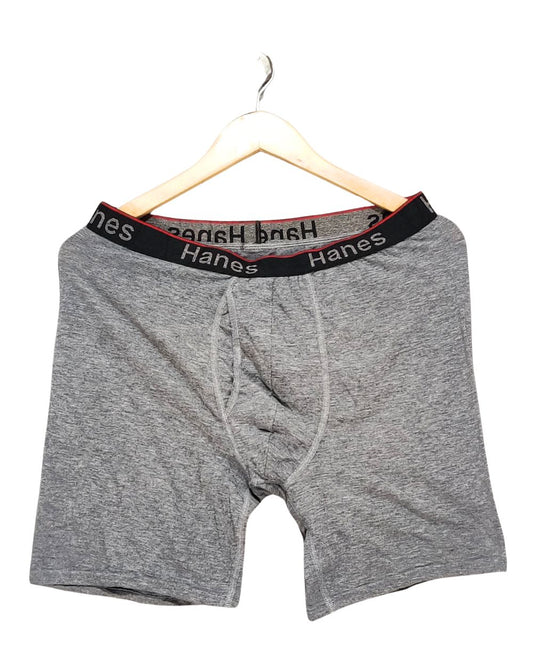 Hanes Gray Boxer Underwear For Men XL