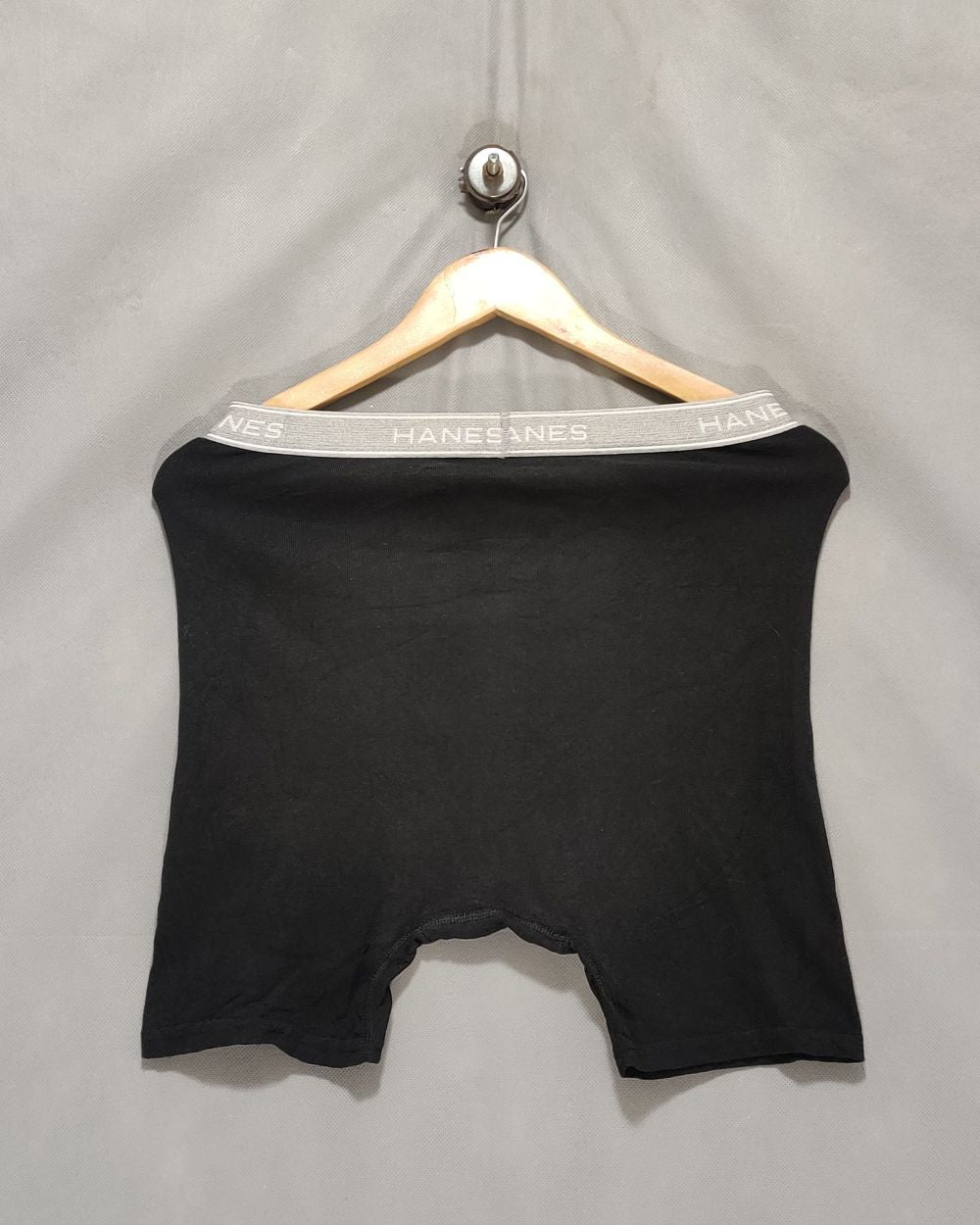 Hanes Black Boxer Underwear For Men M