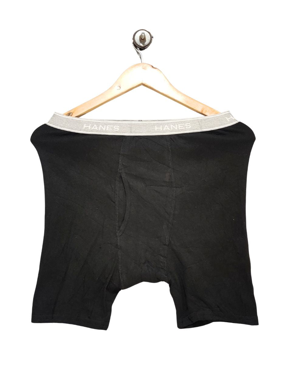 Hanes Black Boxer Underwear For Men M