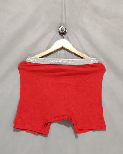 Hanes Red Boxer Underwear For Men M