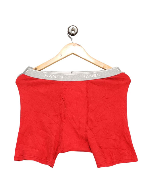 Hanes Red Boxer Underwear For Men M
