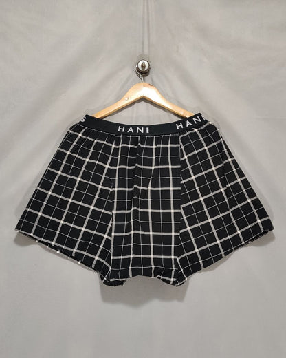 Hanes  Black Underwear For Men Large