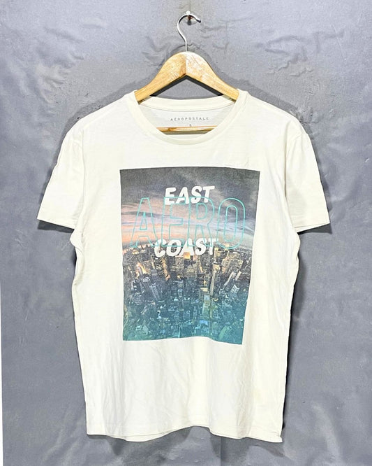 Aeropostale White T Shirt For Men Small