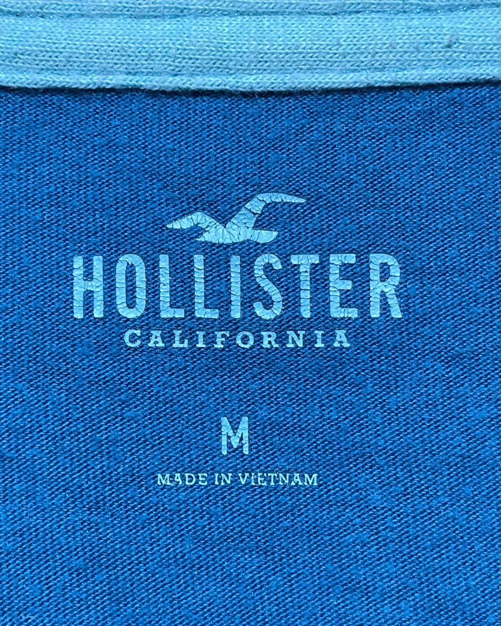 Hollister Blue T Shirt For Men X Small