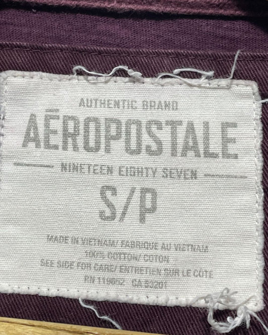 Aeropostale Maroon T Shirt For Men Small