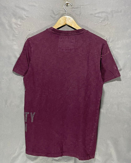 Aeropostale Maroon T Shirt For Men Small
