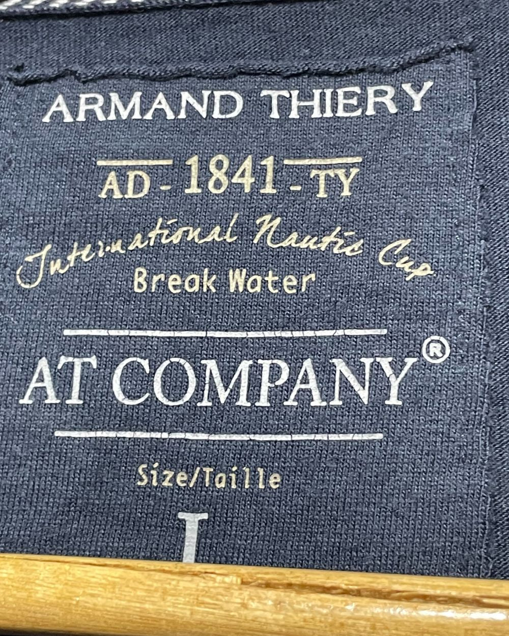 Armand Thiery Black T Shirt For Men Large