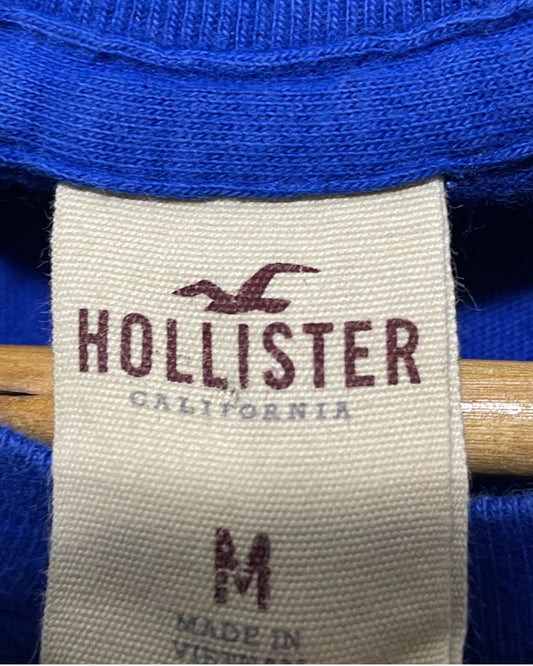 Hollister Blue T Shirt For Men X Small