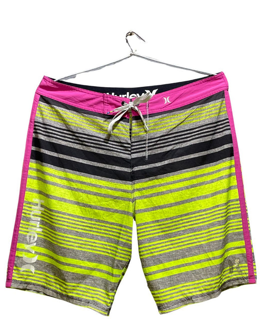 Hurley Green Cotton Short For Men Large | Preloved Labels
