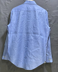 Calvin Klein  Blue Cotton Shirt For Men Medium