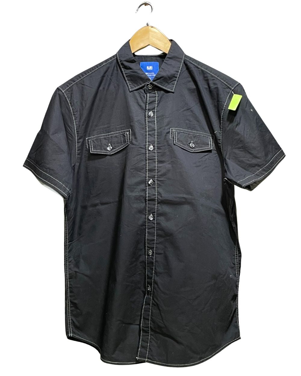 Michael Brandon Black Cotton Shirt For Men Medium | Preloved Labels
