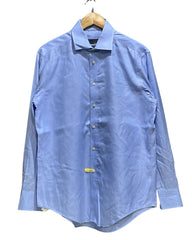 Calvin Klein  Blue Cotton Shirt For Men Medium