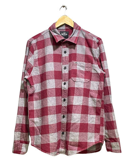 Hollister Blue Cotton Shirt For Men Medium | Preloved Labels