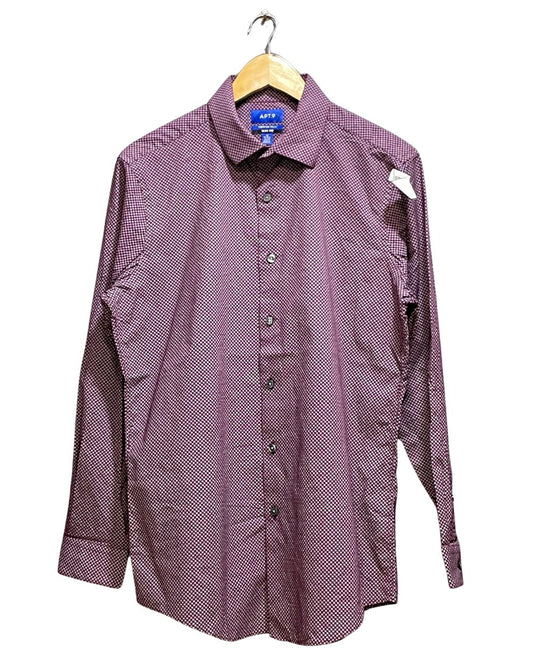 APT.9 Maroon Cotton Shirt For Men Medium | Preloved Labels