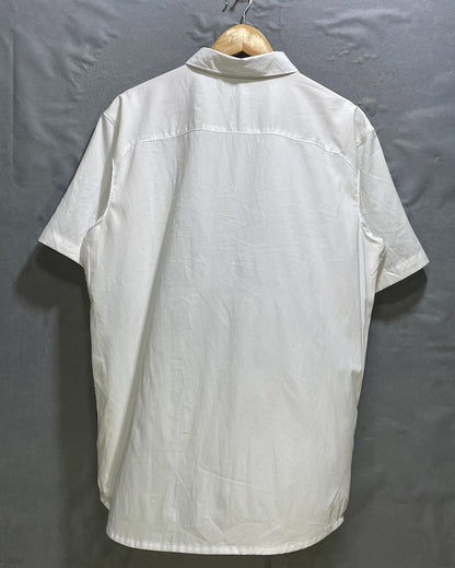 Columbia White Cotton Shirt For Men Medium | Preloved Labels