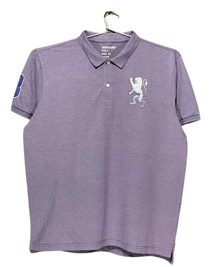 Giordano Red Cotton Polo T Shirt For Men X Large | Preloved Labels