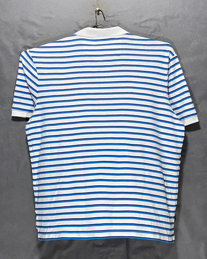 Chaps Blue Cotton Polo T Shirt For Men XX Large | Preloved Labels