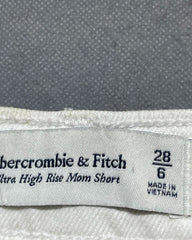 Abercrombie & Fitch White Jeans Shorts For Men Small | Preloved Labels