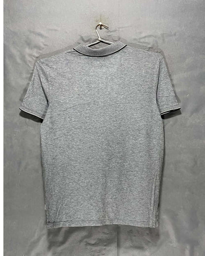 Calvin Klein Gray Cotton Polo T Shirt For Men Medium | Preloved Labels