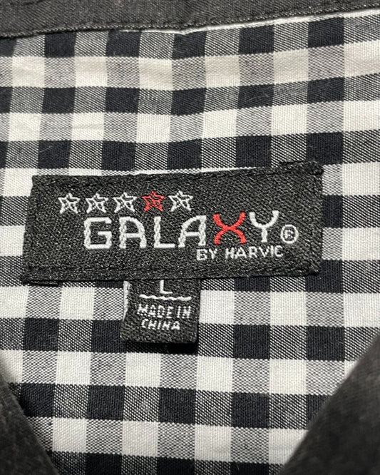 Galaxy White Cotton Shirt For Men Large | Preloved Labels