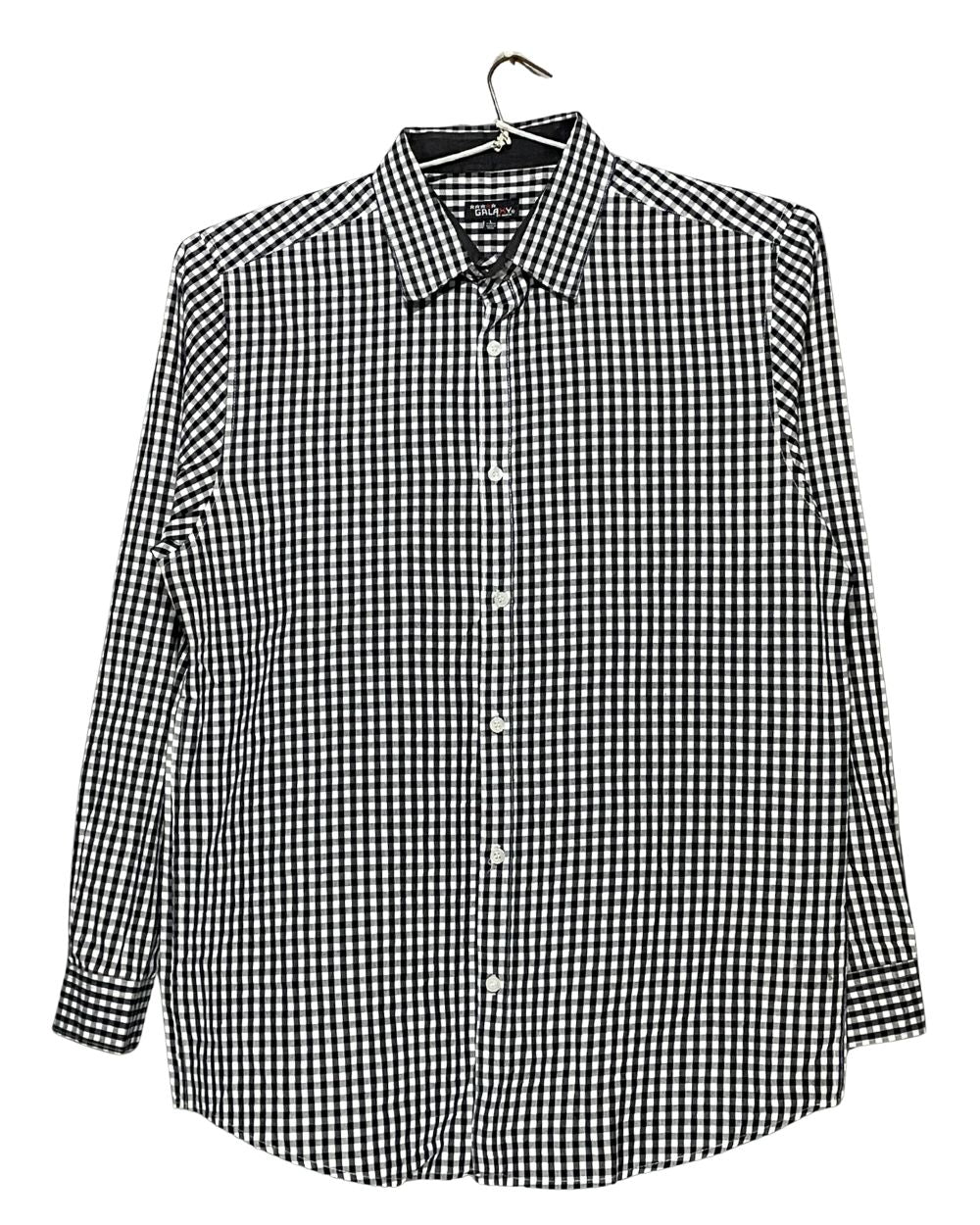 Galaxy White Cotton Shirt For Men Large | Preloved Labels