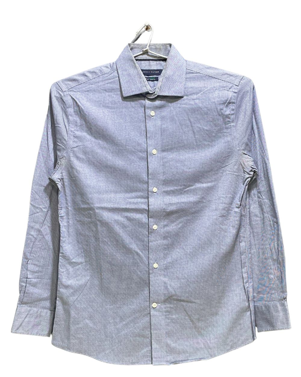 Tommy Hilfiger Blue Cotton Shirt For Men Small | Preloved Labels